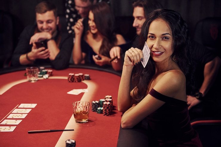 Sic Bo dice table with betting layout